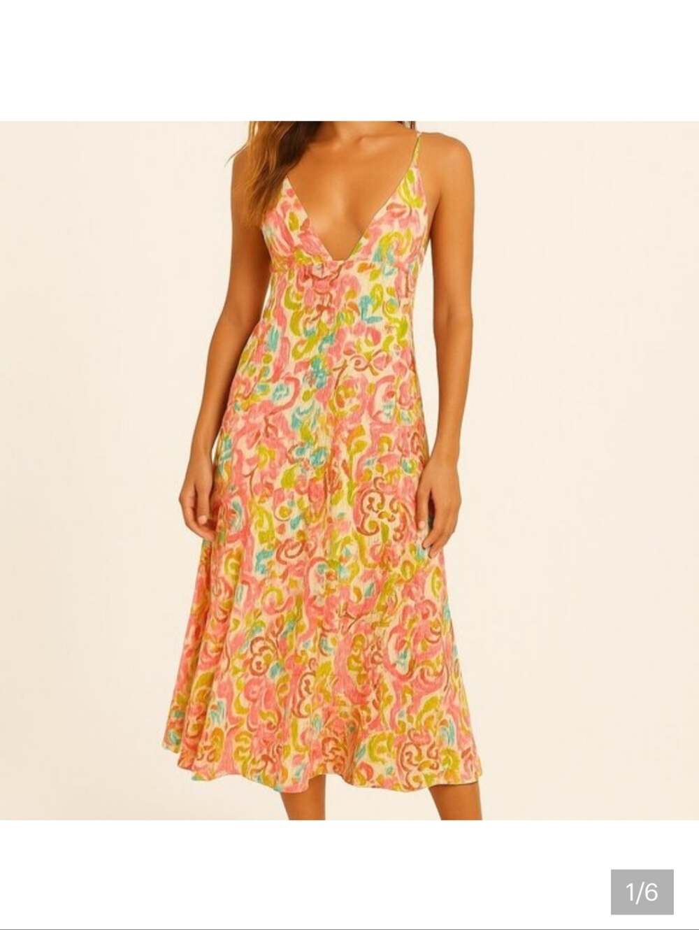 House Of Harlow Hazel Batik Boho Dress